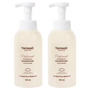 탐사 퍼퓸포밍 핸드워시 베이비파우더향, 500ml, 2개