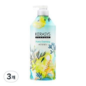 케라시스 퍼퓸 린스 퓨어 앤 차밍, 980ml, 3개