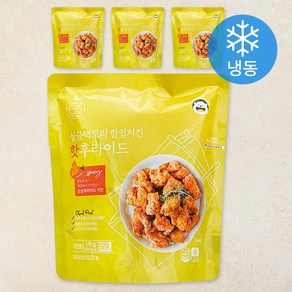 푸딩팩토리 싱글팩토리 한입치킨 핫후라이드 (냉동), 170g, 4개