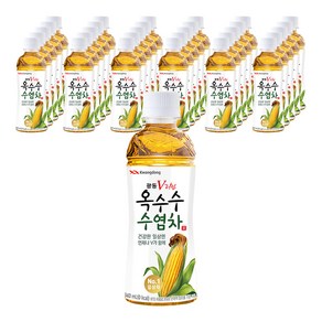 광동제약 V라인 옥수수 수염차, 340ml, 48개