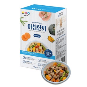 코머스 오아오 강아지 전연령용 아침한끼 습식사료