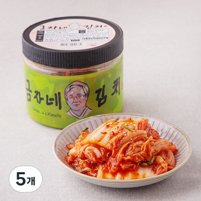 금자네 썰은 배추김치, 500g, 5개