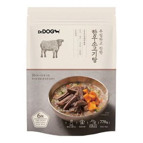 닥터독 강아지 한우소고기탕 110g, 소고기, 7개