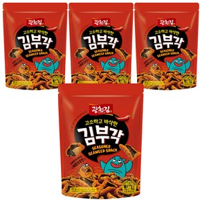 광천김 고소하고 바삭한 김부각 매콤달콤맛, 50g, 4개