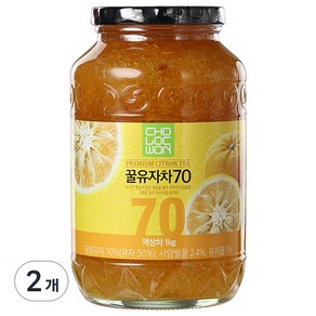 초록원 꿀유자차70, 1kg, 1개입, 2개