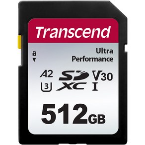 트랜센드 Ulta Pefomance SDXC 메모리카드 340S, 512GB, 1개