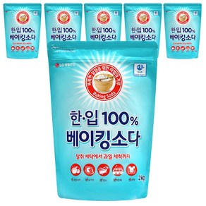 한입 100% 베이킹소다, 6개, 2kg