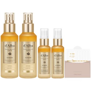 달바 화이트 트러플 수프림 인텐시브 세럼 100ml 2개+ 50ml 2개+젤클렌저 3ml x 5개 세트