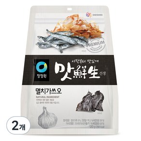 맛선생 대상 청정원 멸치가 쓰오 분말, 120g, 2개