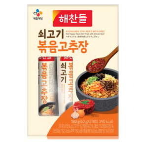 해찬들 쇠고기 볶음 고추장 3p, 180g, 1개