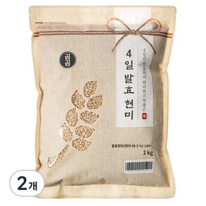 곰곰 소중한 우리쌀 발효 현미 2kg, 2개