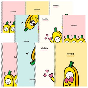 포포팬시 바나나 연습장 노트, 랜덤 발송, 10개