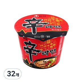 신라면 큰사발면 114g, 32개