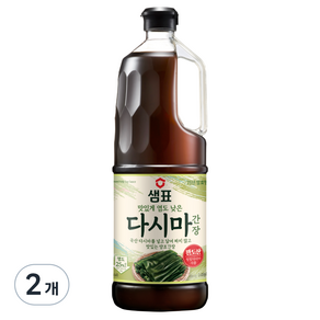 샘표 다시마 간장, 1.7L, 2개