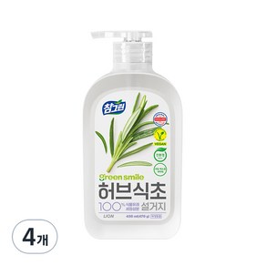 참그린 허브식초 설거지, 470g, 4개