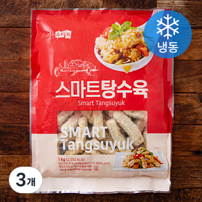 소디프 스마트탕수육 (냉동), 1kg, 3개