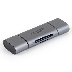 애니포트 메탈바디 2IN1 OTG 카드리더기 USB3.0 Type C