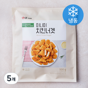 모노키친 미니미 치킨너겟 (냉동), 500g, 5개