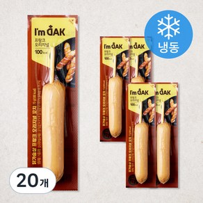 아임닭 프랑크 닭가슴살 소시지 꼬치형 (냉동), 70g, 20개