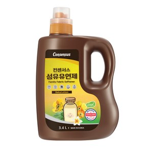 컨센서스 섬유유연제 베이비로션 본품, 3.4L, 1개