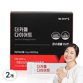 비타민마을 더카페 커피 가르시니아 다이어트보조제 60p, 90g, 2개