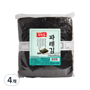 광천김 파래 생김 100p, 150g, 4개