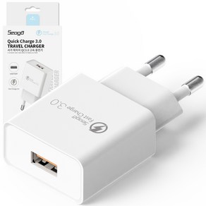 서가 퀵차지 QC3.0 18W USB 고속충전기 어댑터