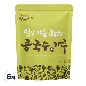 농부의뜰 콩국수용 가루, 850g, 6개