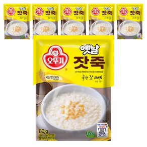 오뚜기 잣죽, 80g, 6개
