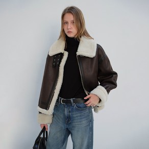 던스트 LOOSE FIT LINE SHEARLING JACKET UDJU4D123