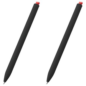 카코 알파 소프트 하트 Ve 2 젤펜 0.5mm, 블랙, 2개