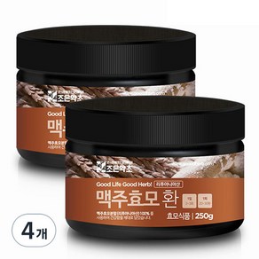 조은약초 리투아니아산 맥주효모 환, 250g, 4개