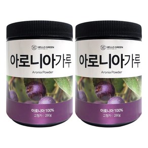 헬로우그린 아로니아 분말, 2개, 280g