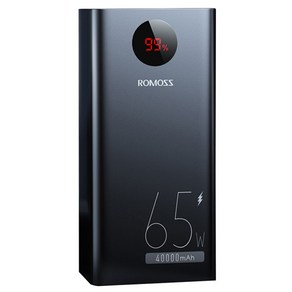 로모스 PEA40 Pro 초고속 충전 65W 대용량 보조배터리 40000mAh 멀티단자