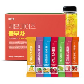 데이앤 콤부차 5g x 7종 x 10p + 보틀 세트