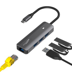 애니포트 4포트 C타입 USB 3.0 4 in 2 노트북 맥북 멀티허브 AP-TC41UH