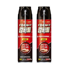 컴배트 스피드 에어졸 바퀴용, 500ml, 2개