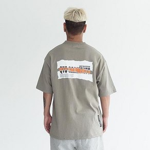 큐티에잇 남성용 DA Torn Paper Tee