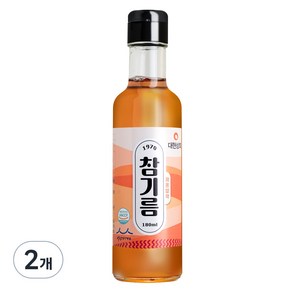 대현상회 저온압착 참기름, 2개, 180ml