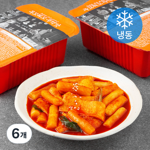 무꼬뭐꼬 추억의 궁물떡볶이 추억맛 (냉동), 600g, 6개