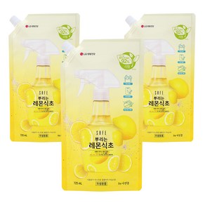 세이프 뿌리는 레몬식초 리필형, 725ml, 3개