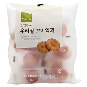 올가홀푸드 한입에 쏙 우리밀 꼬마약과, 200g, 1개