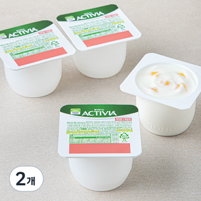 풀무원 다논 액티비아 컵복숭아, 80g, 4개입, 2개