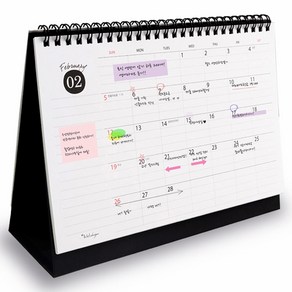 아이씨엘디자인 Schedule Desk Calenda 2025, 혼합색상, 1개