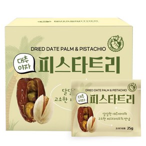 너츠브라더 대추야자 한줌 피스타트리, 5개, 25g