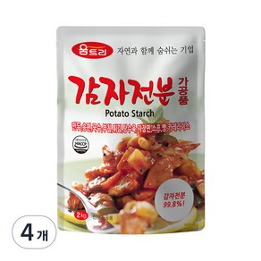 움트리 감자전분, 2kg, 4개