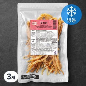 찐맛징 꽃징어 (냉동), 200g, 3개