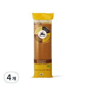 알치네로 유기농 통밀 스파게티, 500g, 4개