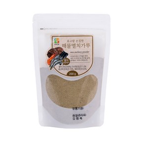 표고랑 손질한 해물멸치가루 파우치, 200g, 1개