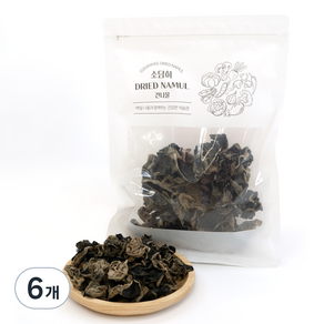 소담히 건조 흑목이버섯, 100g, 6개